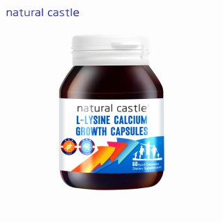Natural Castle Lysine Calcium Growth Capsules 60 Capsules per/Bottle Dietary and nutritional supplements Natural Castle Lysine Calcium Growth Capsules 60 Capsules per/Bottle Dietary and nutritional supplements